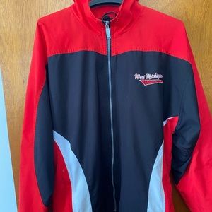 Vintage y2k Western Michigan hockey jacket